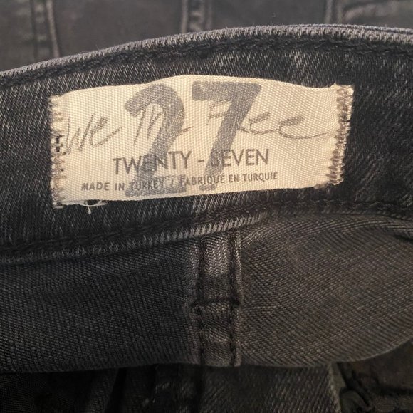 Free People Raw High-Rise Jegging | Black - Picture 8 of 8